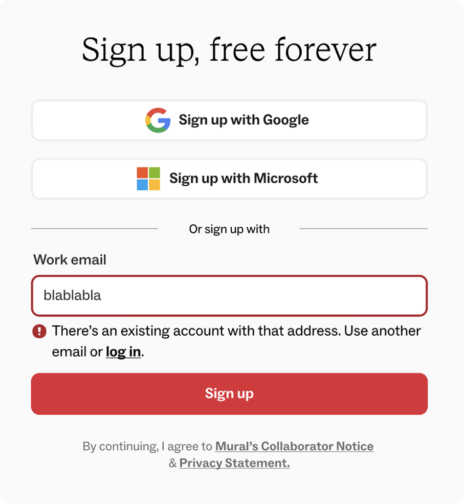 After: sign up screen